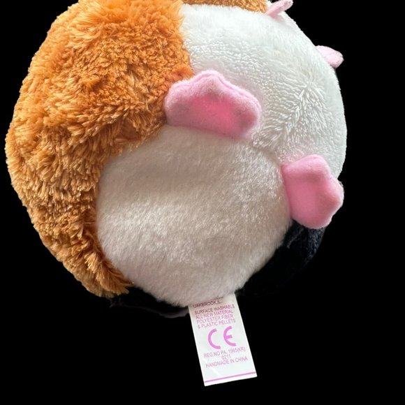 TY Beanie Ballz Collection Speedy Guinea Pig Hamster Stuffed Animal Plush Calico - Picture 7 of 10
